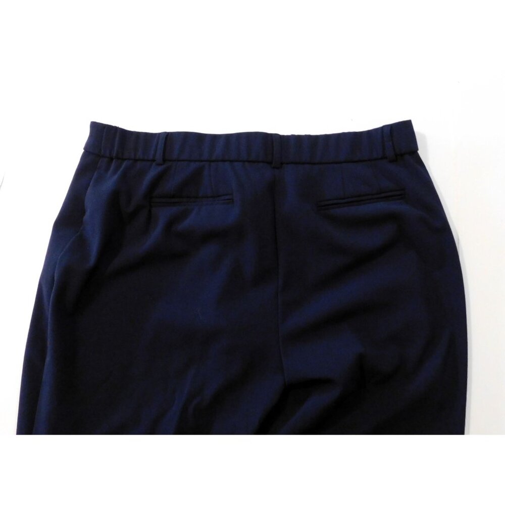 Briggs Capri Pants Size 14 Navy Blue Elastic at Waist Polyester Blend - Picture 6 of 8
